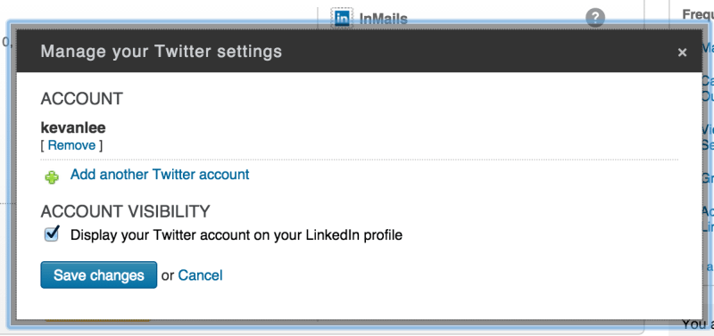 linkedin settings