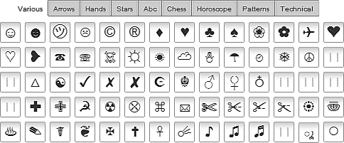 Emoji symbols aesthetic Aesthetic Symbols