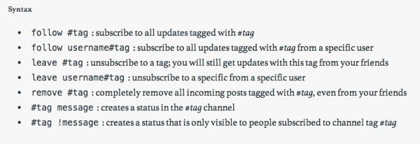 twitter hashtags - syntax