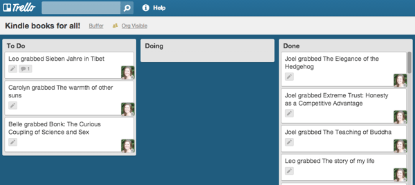 trello kindle