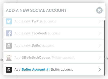 mention add social accounts