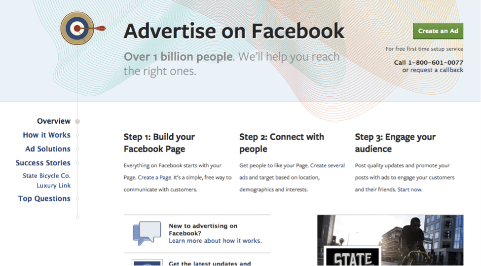 Step link. Facebook Creatives.