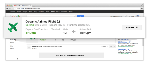 Google flight check