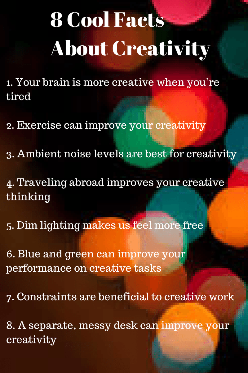 8 cool facts about creativity