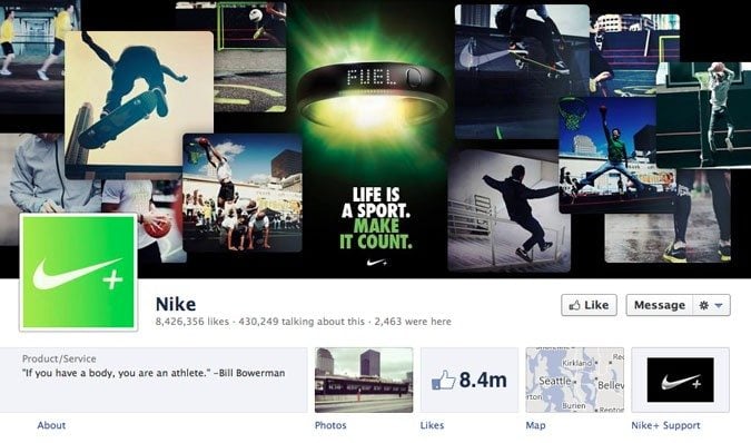 nike-facebookpage