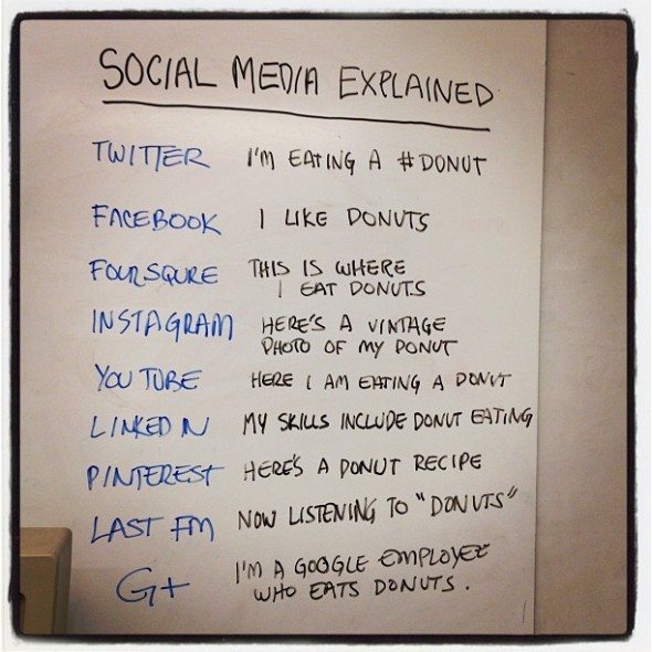 social media donut