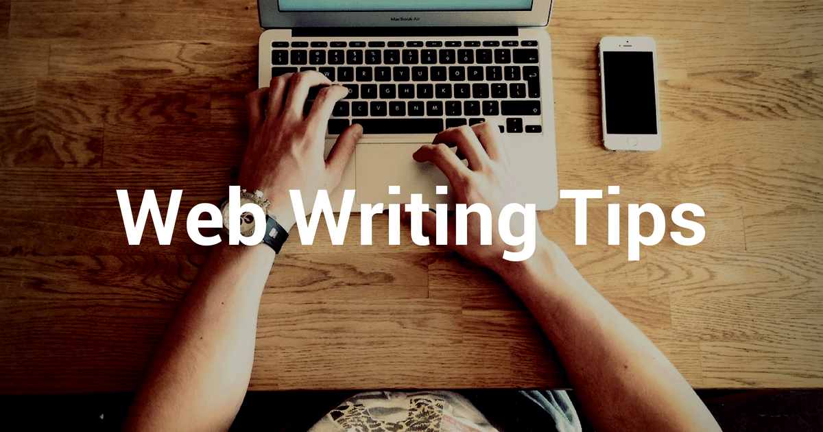 web writing tips