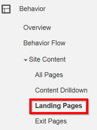 landing pages