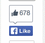 Facebook Like button response