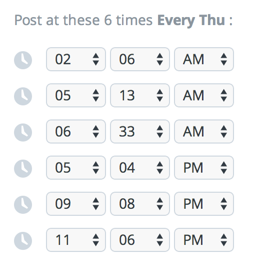 FB best times Thursday