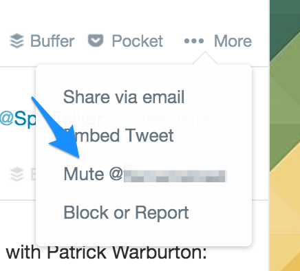 twitter mute
