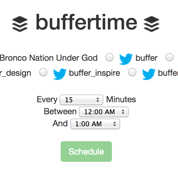 buffertime