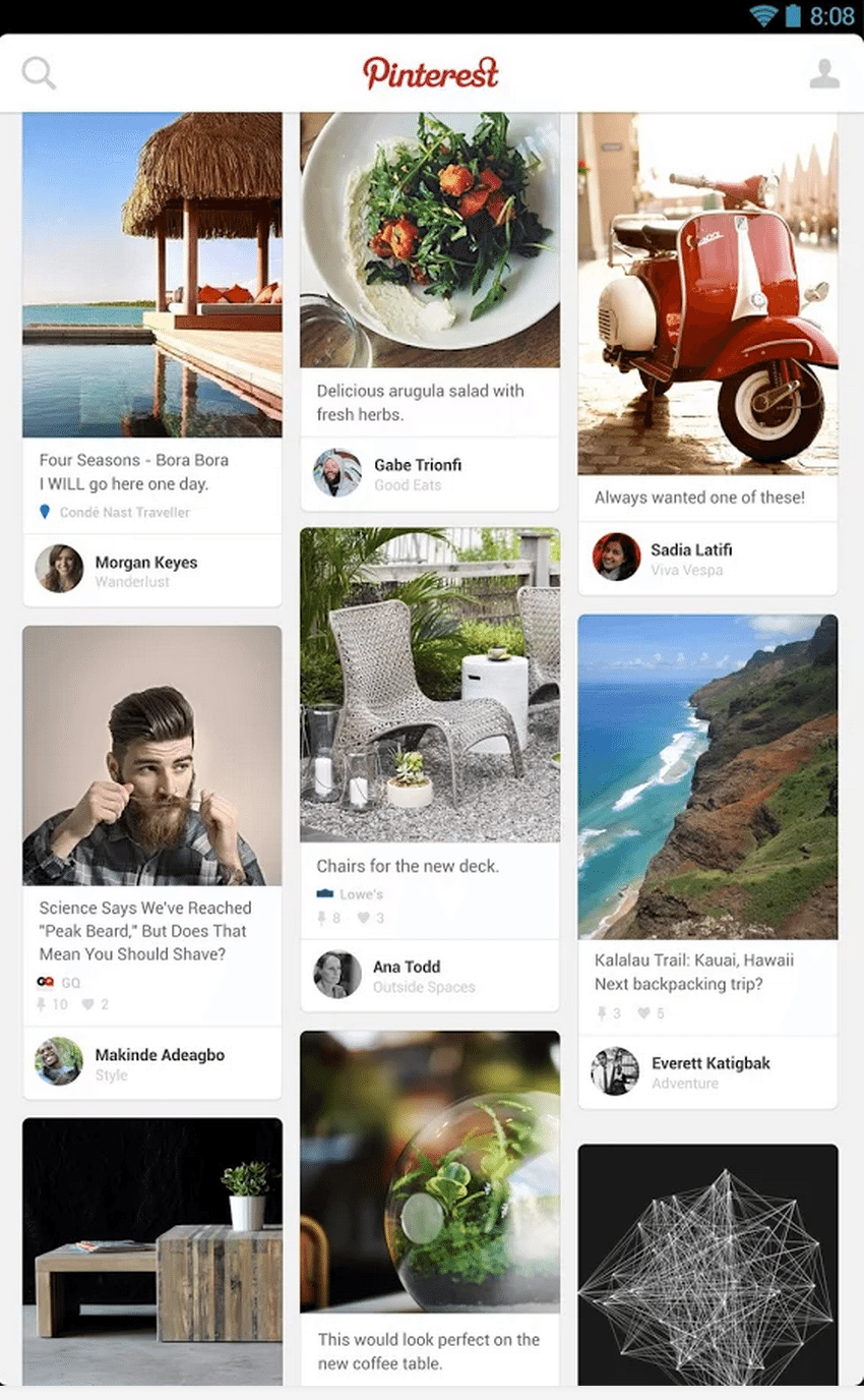 pinterest app