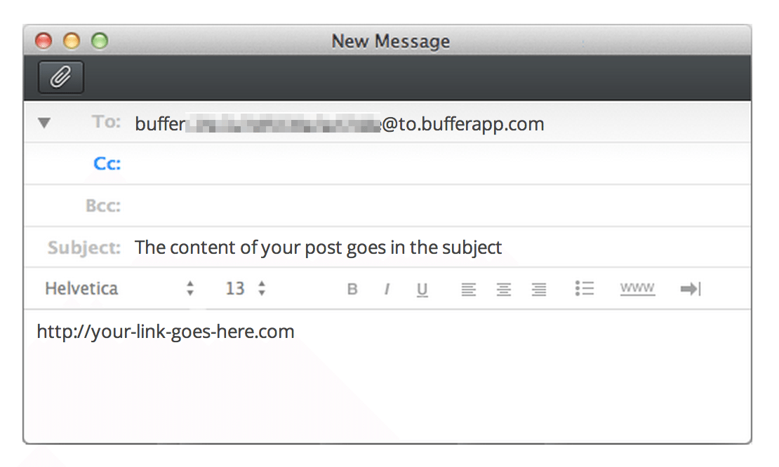 buffer secret email