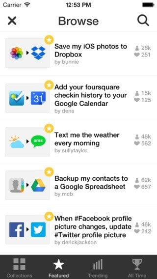 ifttt app