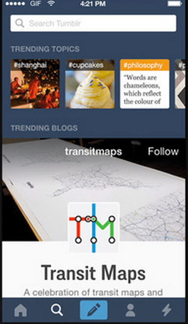 tumblr app