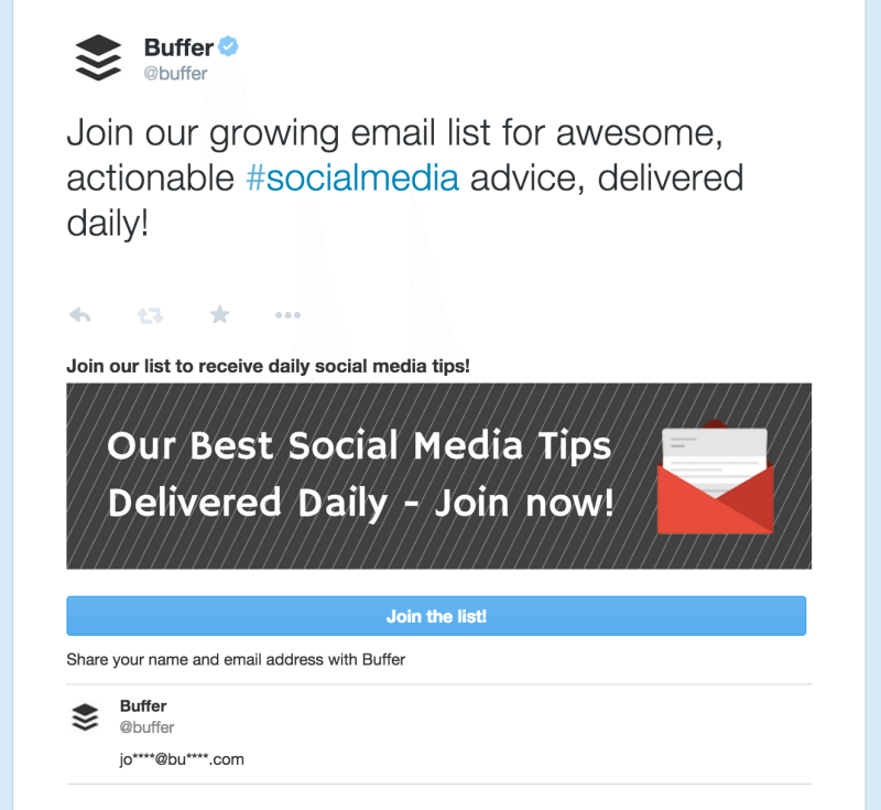 buffer pinned twitter card