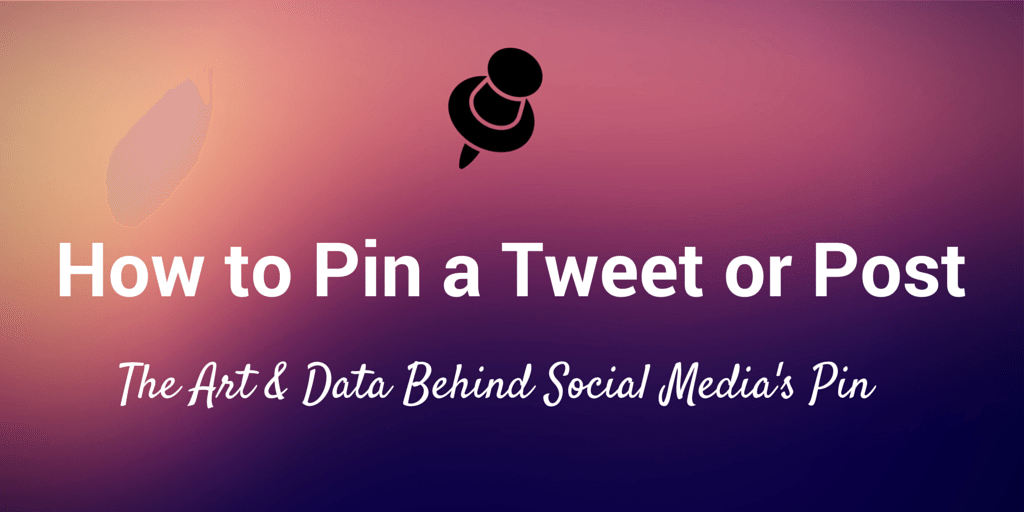 pin a social media update