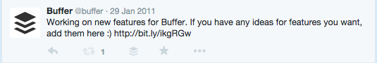 buffer tweets