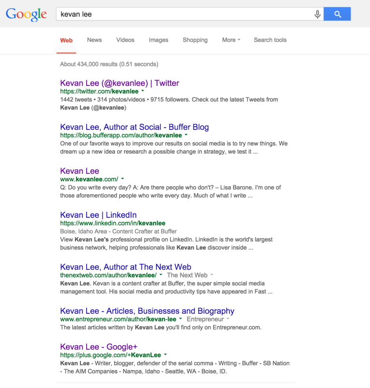 google-search-kevan-lee