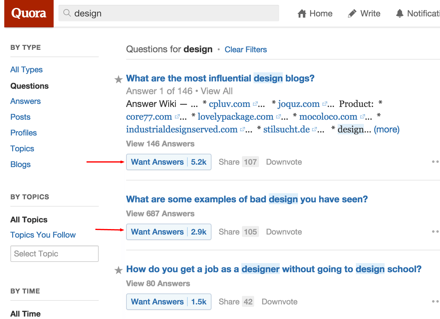 quora questions about design