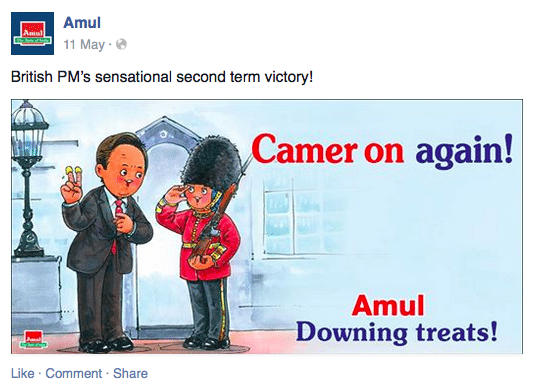 Amul - Facebook post