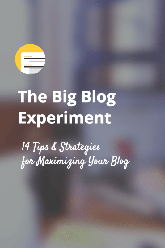 Blog strategies and experiemnts -everything that worked