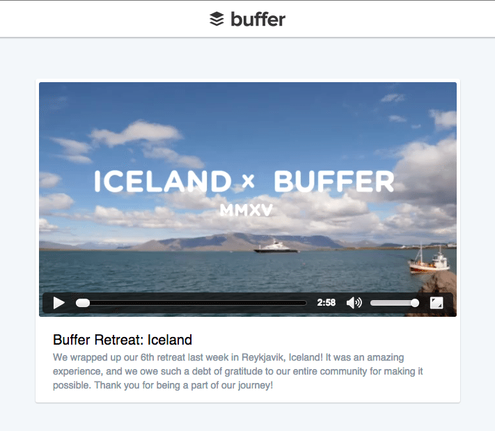 Buffer video player