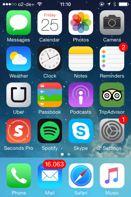 Brian Dean's Homescreen