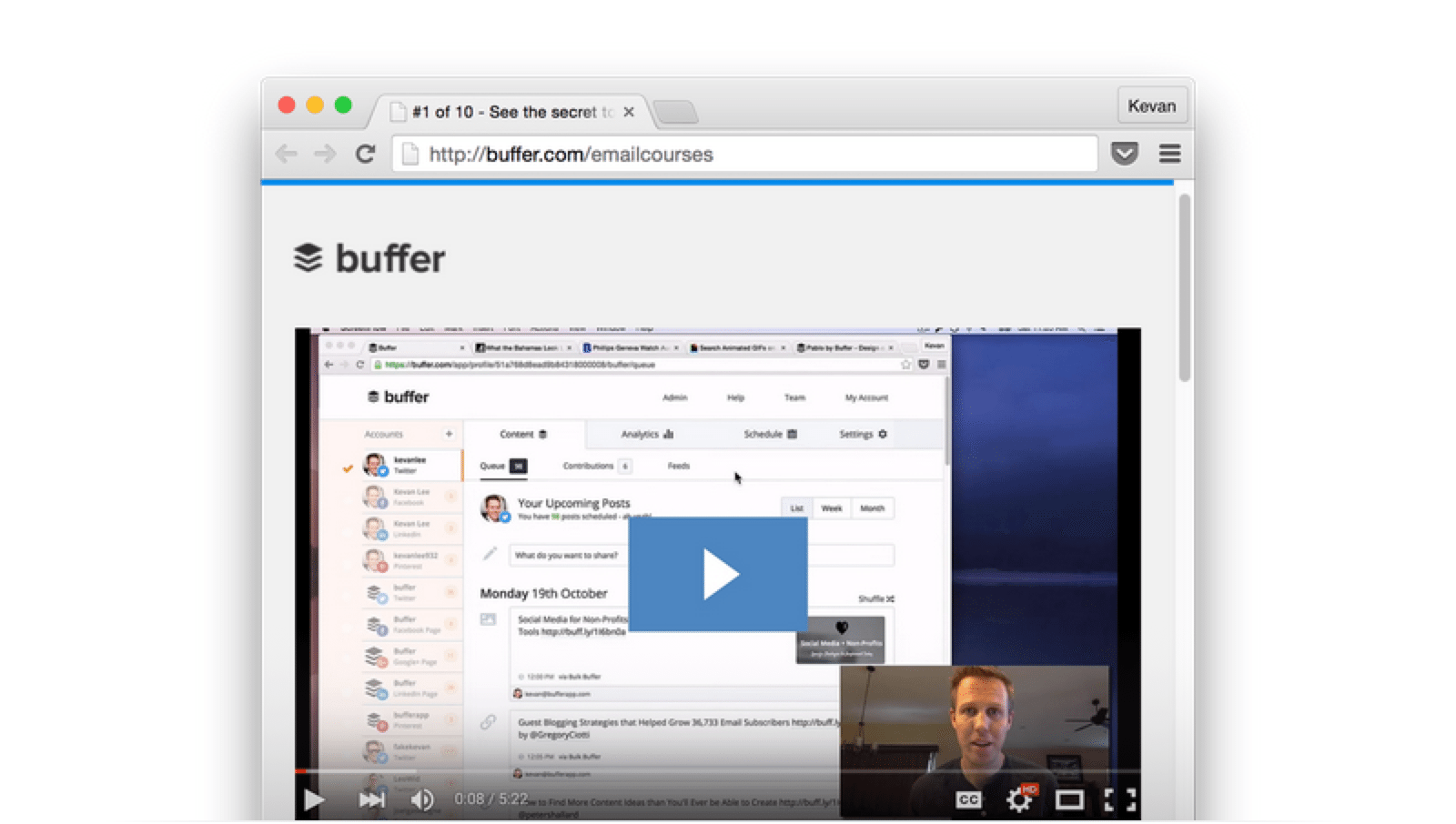 buffer email course sample