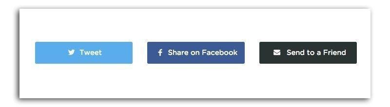 social media share buttons