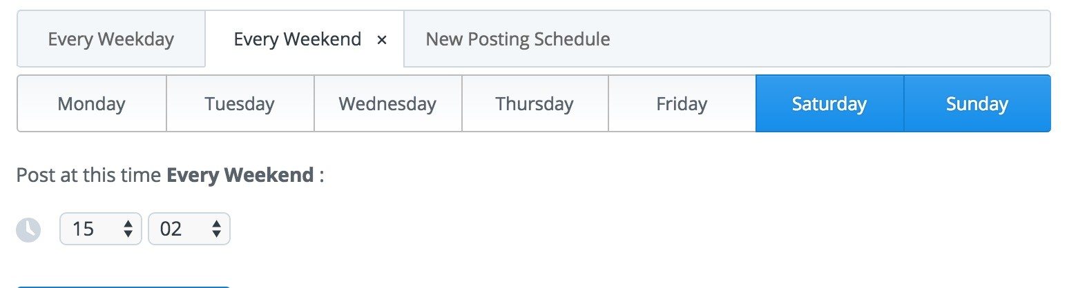 Buffer Facebook schedule 1