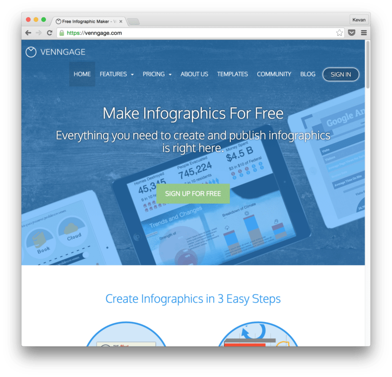Venngage Website
