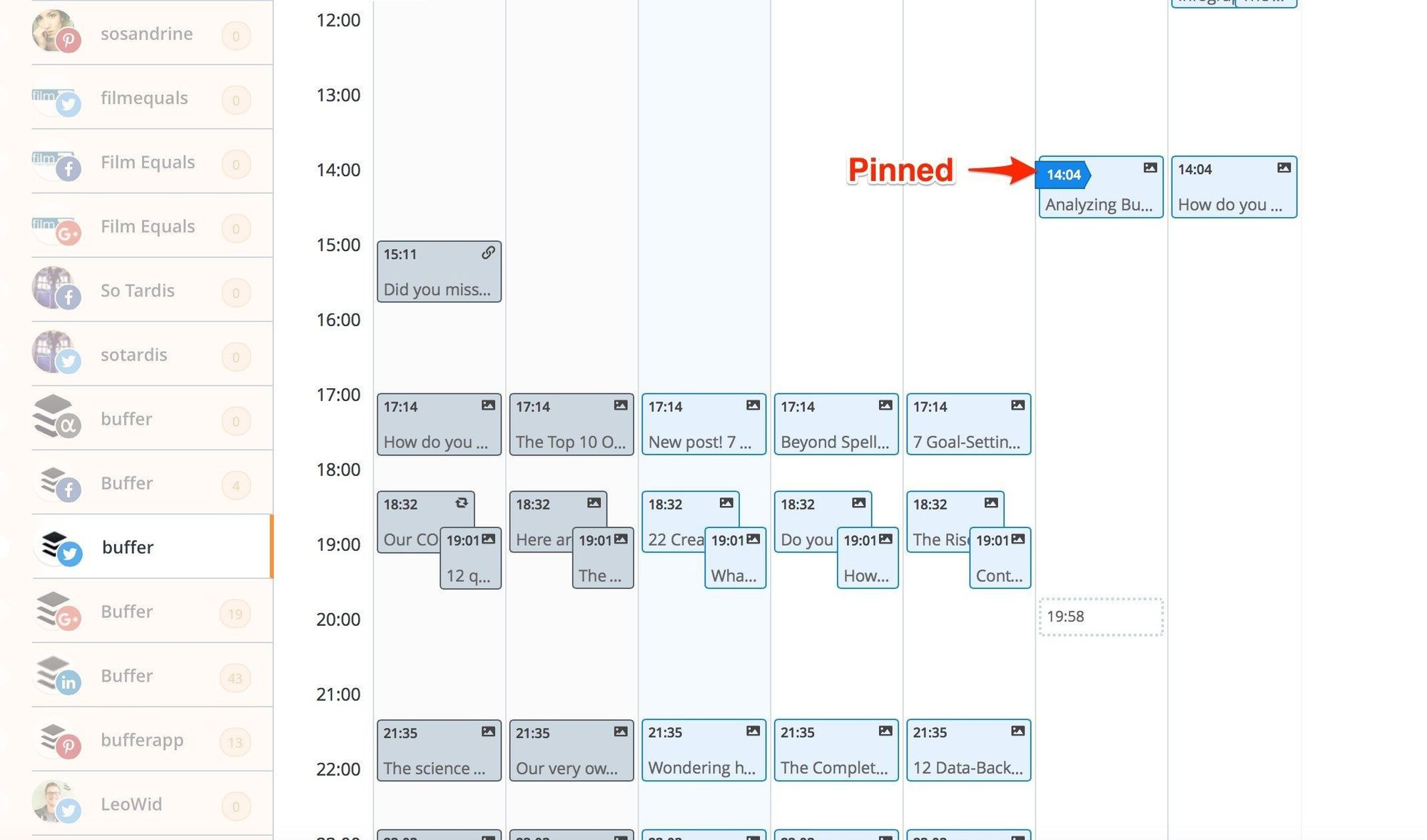 social media calendar pinned1