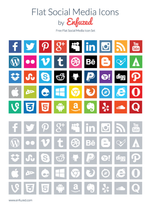 flat-social-media-icons-enfuzed