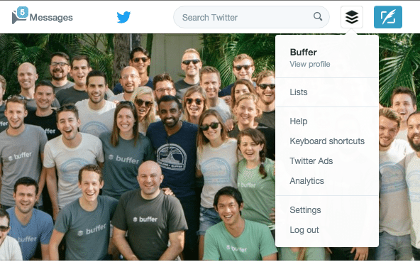 Buffer Twitter Analytics Tab