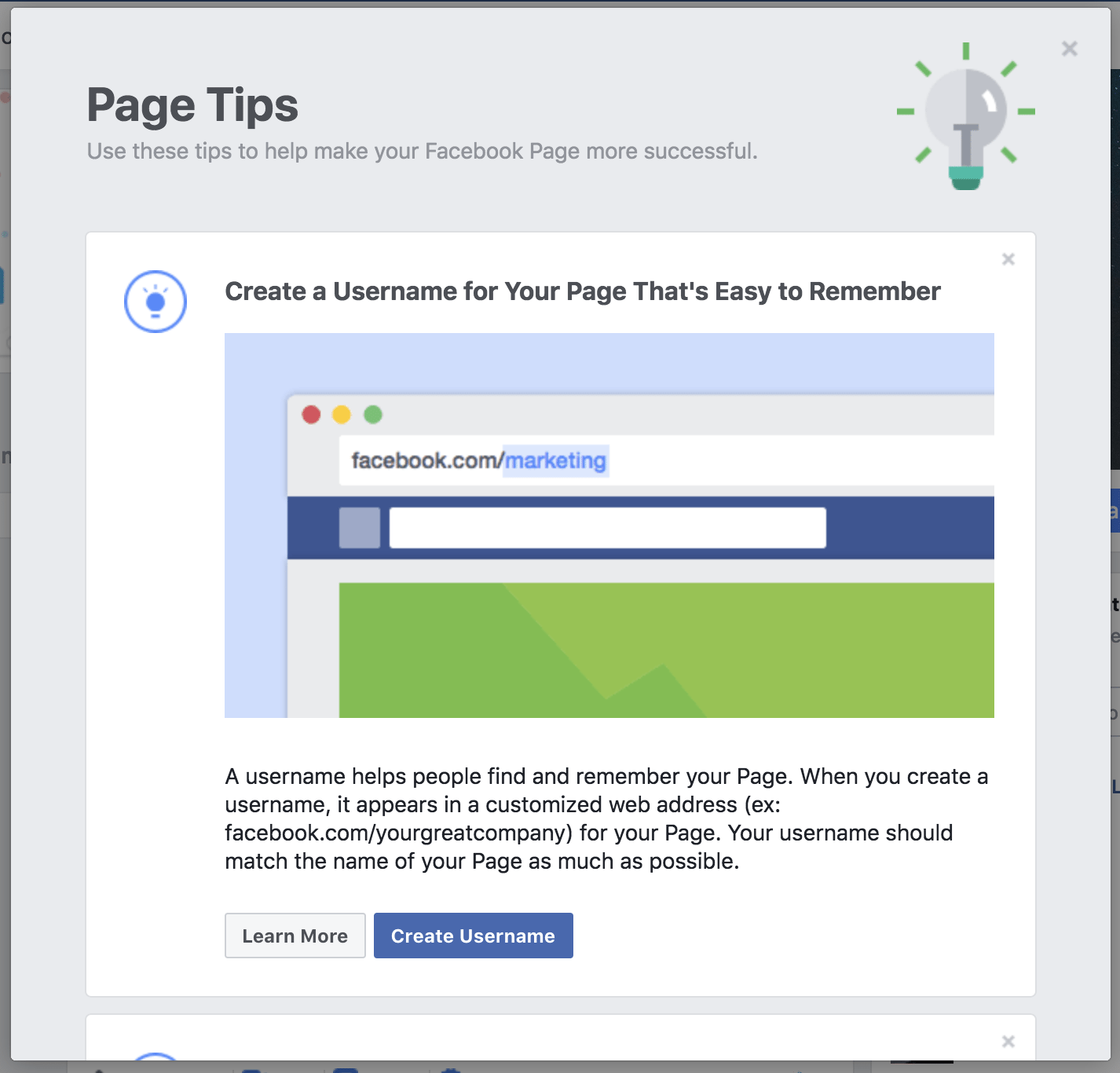 Facebook Page tips