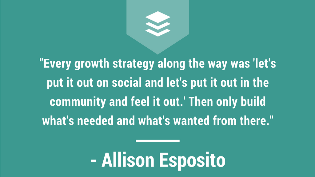 Allison Esposito Interview Quote