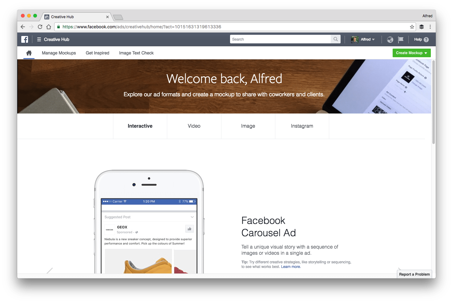 Facebook’s Creative Hub
