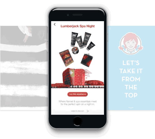 Facebook Instant Experience carousel example