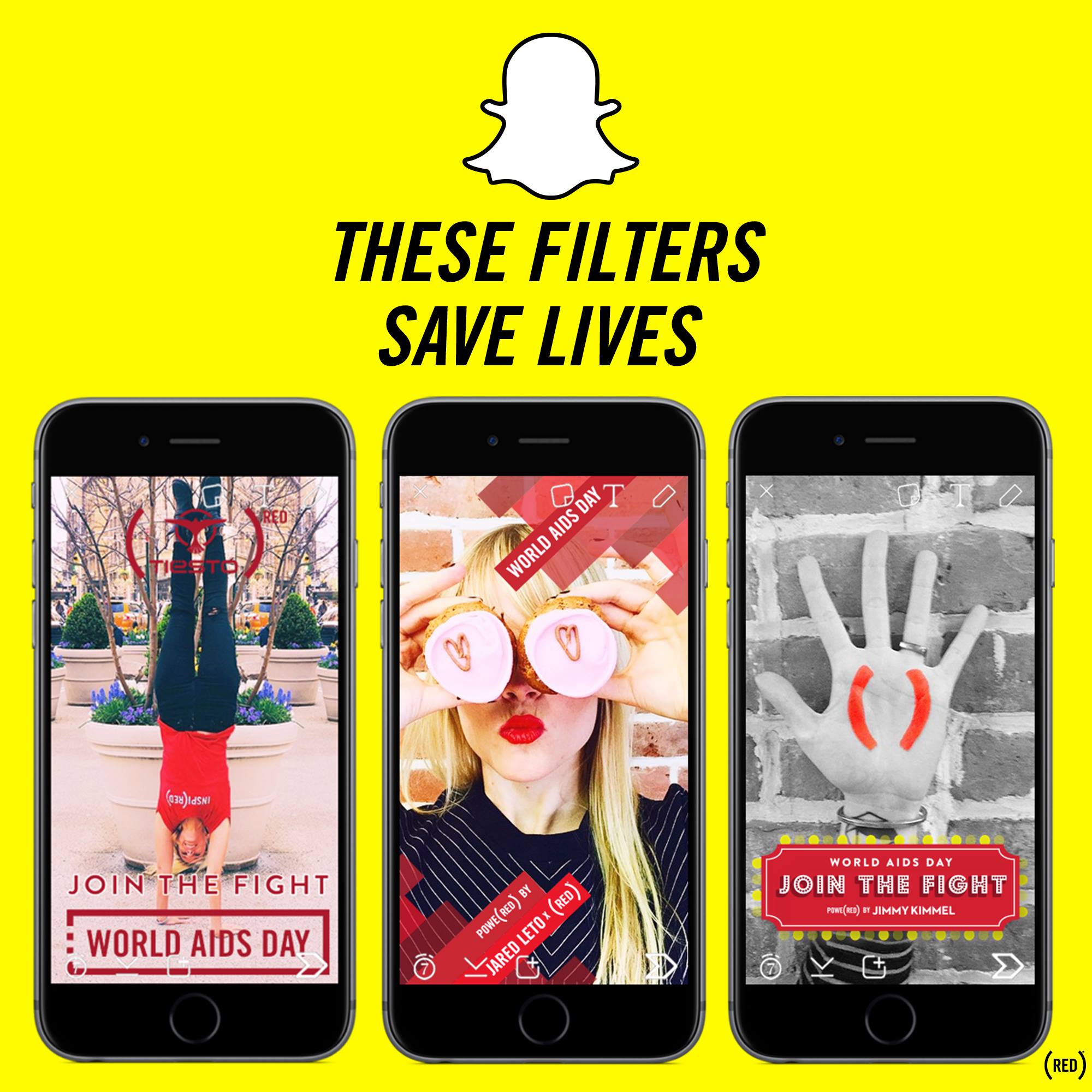 (RED) Snapchat Geofilters