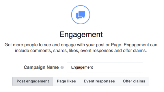 Engagement objective Engagement objective