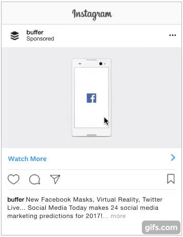 Single video ad example