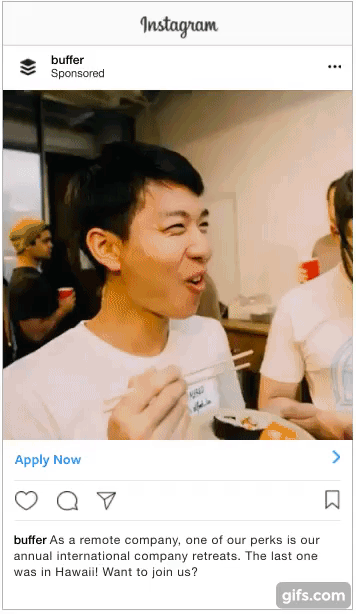 Slideshow ad example Slideshow ad example