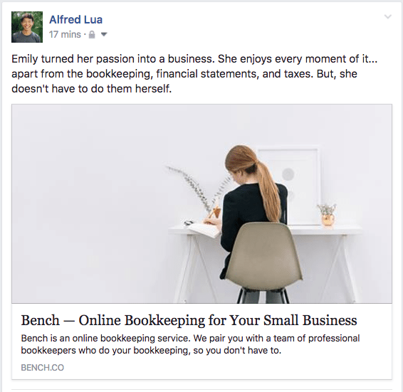 Emily turned her passion into a business. She enjoys every moment of it... apart from the bookkeeping, financial statements, and taxes. But, she doesn't have to do them herself.