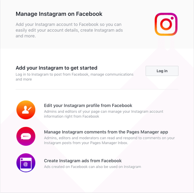 Connect Instagram to Facebook Page