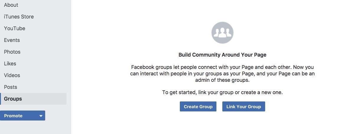 Connect Facebook Page to Facebook Group