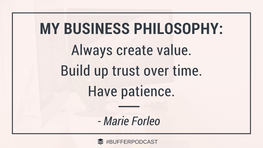 Marie Forleo Business Philosophy - The Science of Social Media