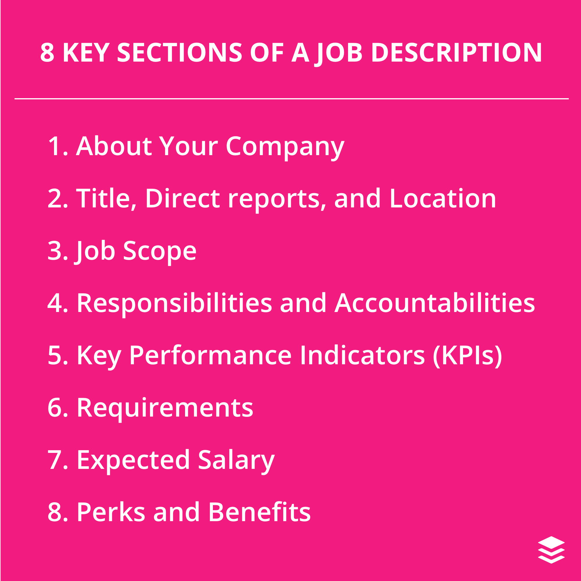 8 Key Sections of a Job Description