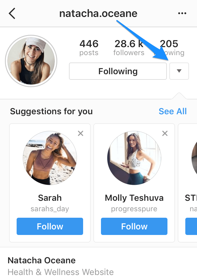 Similar Instagram accounts